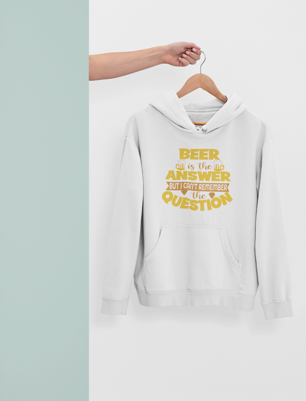 Beer Is The Answer Men Hoodies-KidsFashionVilla