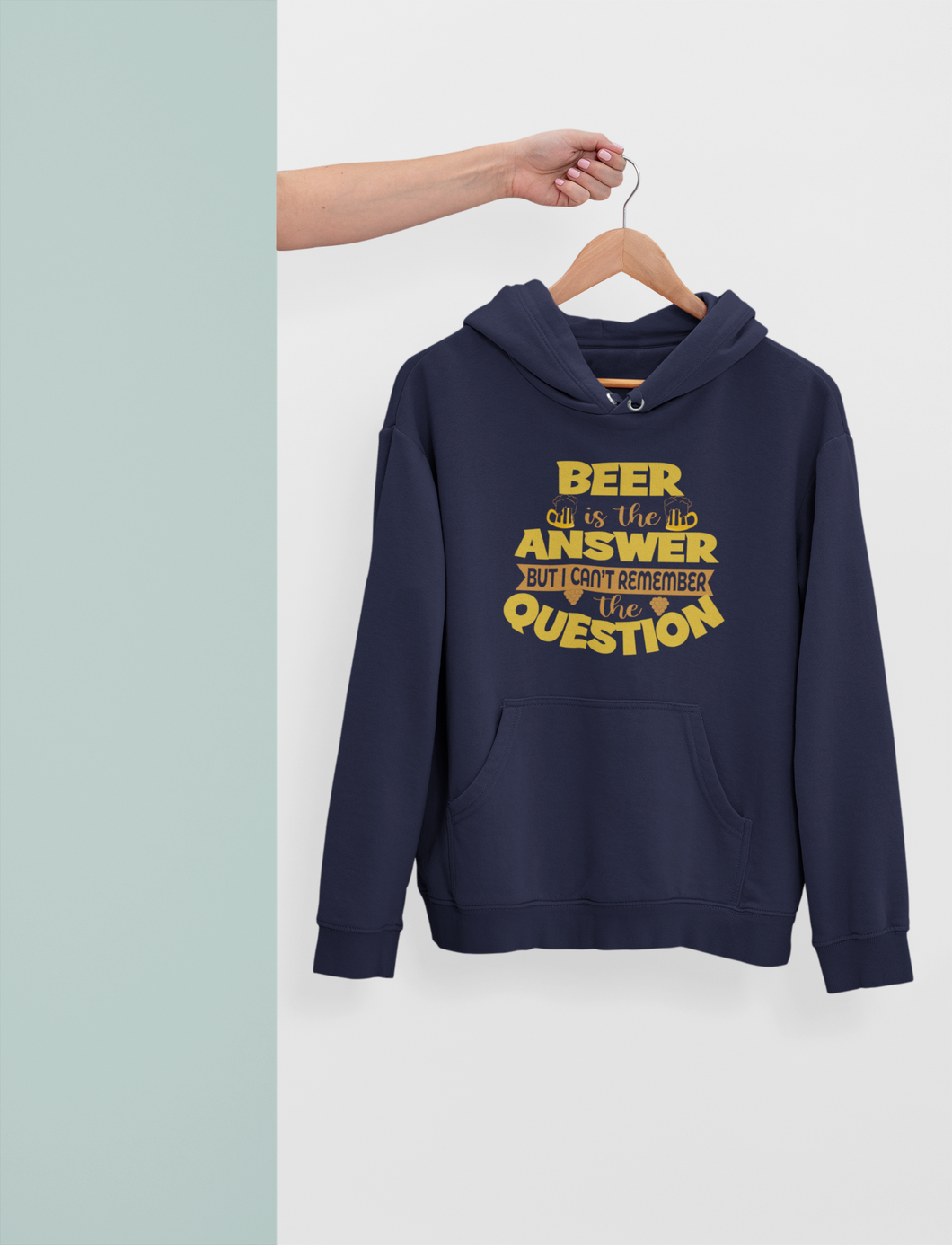Beer Is The Answer Men Hoodies-KidsFashionVilla