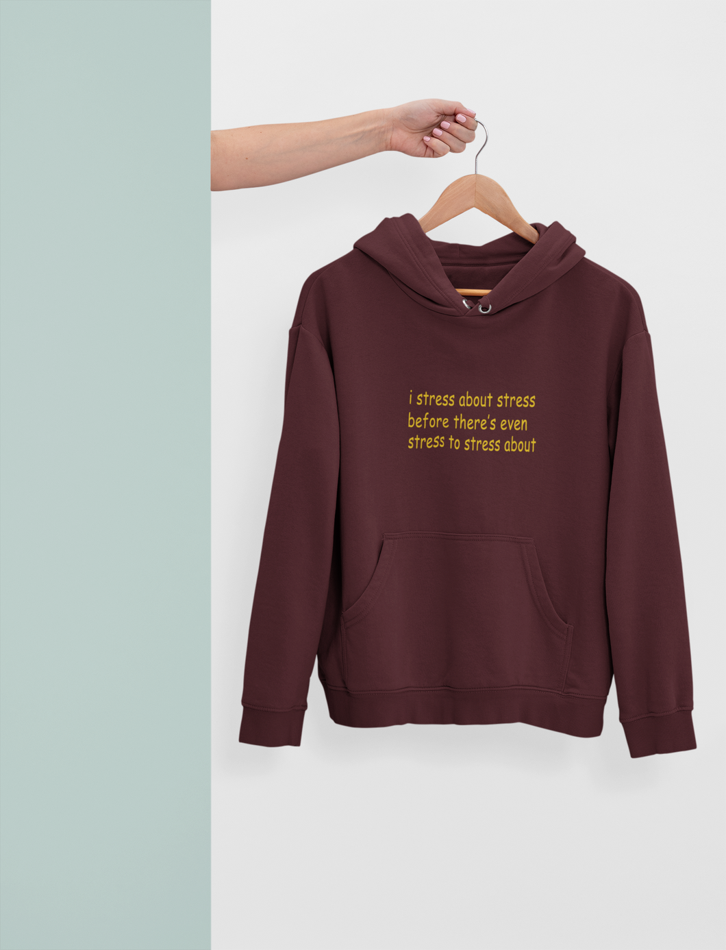 I Stress Men Hoodies-KidsFashionVilla