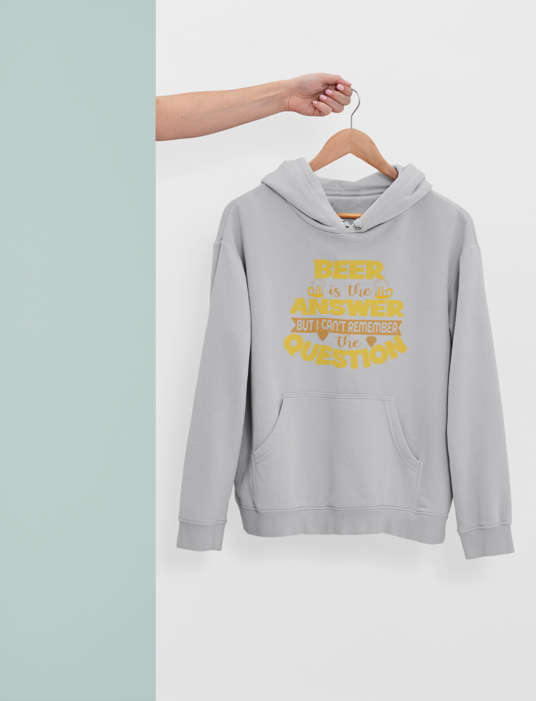 Beer Is The Answer Men Hoodies-KidsFashionVilla