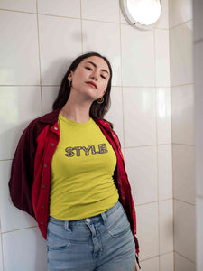 Style Women Half Sleeves T-shirt- KidsFashionVilla