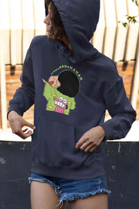 Hahaha Cartoon Funny Memes Hoodies for Women-KidsFashionVilla