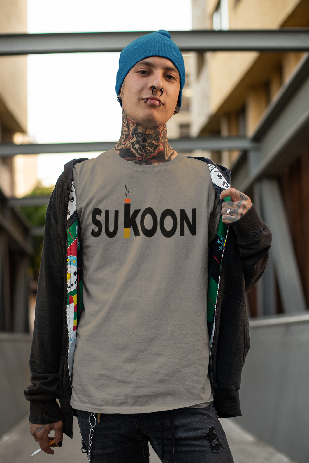 Sukoon Pub And Beer Mens Half Sleeves T-shirt- KidsFashionVilla