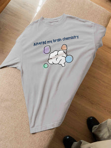 Brain Chemistry Mens Half Sleeves T-shirt- KidsFashionVilla