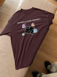 Brain Chemistry Women Half Sleeves T-shirt- KidsFashionVilla