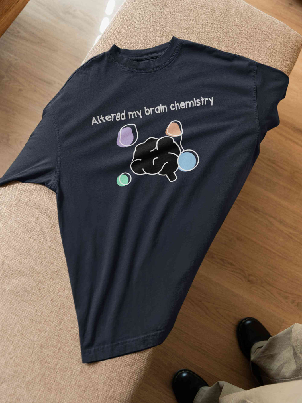 Brain Chemistry Mens Half Sleeves T-shirt- KidsFashionVilla