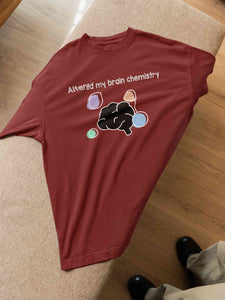 Brain Chemistry Women Half Sleeves T-shirt- KidsFashionVilla