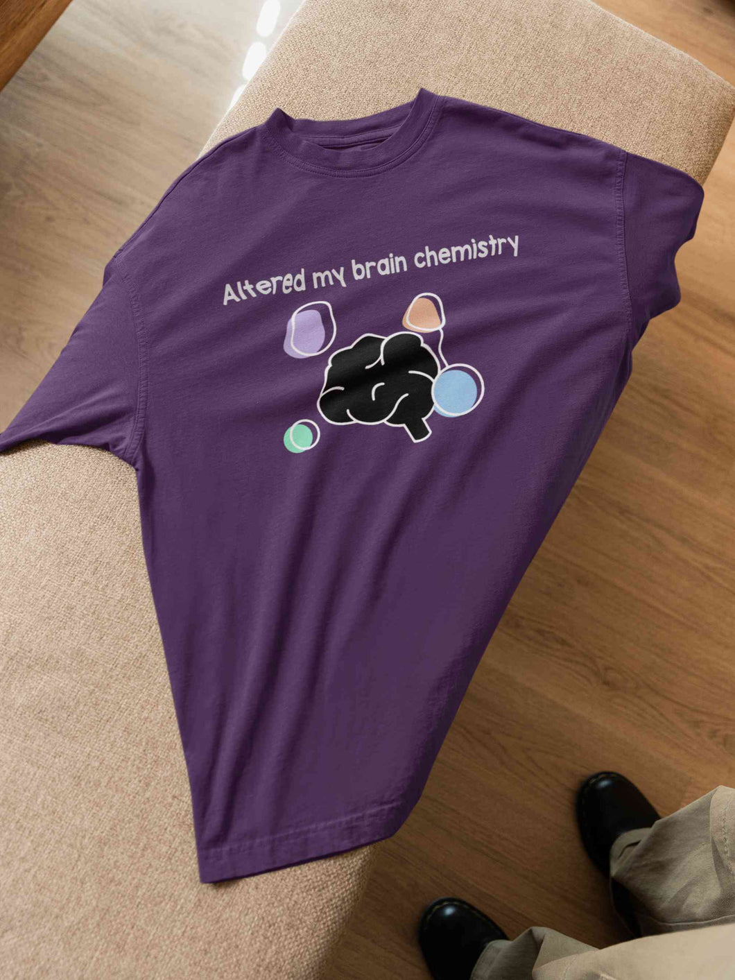 Brain Chemistry Women Half Sleeves T-shirt- KidsFashionVilla