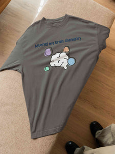 Brain Chemistry Women Half Sleeves T-shirt- KidsFashionVilla