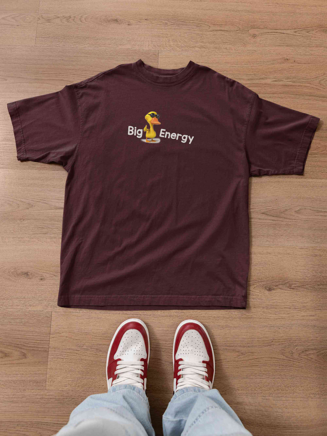 Big Duck Energy Mens Half Sleeves T-shirt- KidsFashionVilla