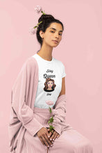Load image into Gallery viewer, Slay Queen Women Half Sleeves T-shirt- KidsFashionVilla
