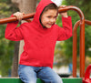 Boy Plain Red Hoodie-KidsFashionVilla