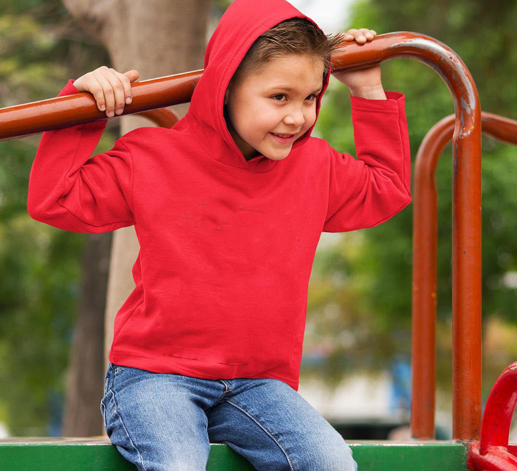 Boy Plain Red Hoodie-KidsFashionVilla