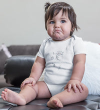 Load image into Gallery viewer, Ninja Cat Abstract Rompers for Baby Girl- FunkyTradition FunkyTradition
