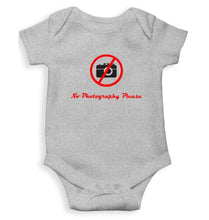 Load image into Gallery viewer, No Photography Please Rompers for Baby Boy- FunkyTradition FunkyTradition
