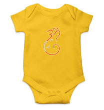 Load image into Gallery viewer, Om Ganesh Rompers for Baby Girl- FunkyTradition FunkyTradition
