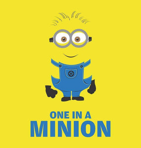 One in a Minion Hoodie Full sleeves-Funky Hoodies Hoodies FunkyTradition
