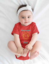 Load image into Gallery viewer, Custom Name IPL PBKS Punjab Kings PlayPunjabi Kings Eleven Punjab Rompers for Baby Girl- KidsFashionVilla
