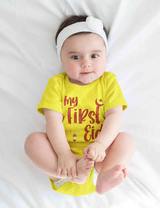 My First Eid Rompers for Baby Girl- KidsFashionVilla
