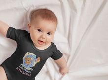 Load image into Gallery viewer, Custom Name 6 Month Birthday Teddy Design Rompers for Baby Boy- KidsFashionVilla
