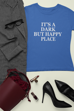 Load image into Gallery viewer, Its A Dark But Happy Place Victoria Beckham Celebrity T-shirt- KidsFashionVilla
