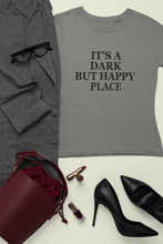 Load image into Gallery viewer, Its A Dark But Happy Place Victoria Beckham Celebrity T-shirt- KidsFashionVilla
