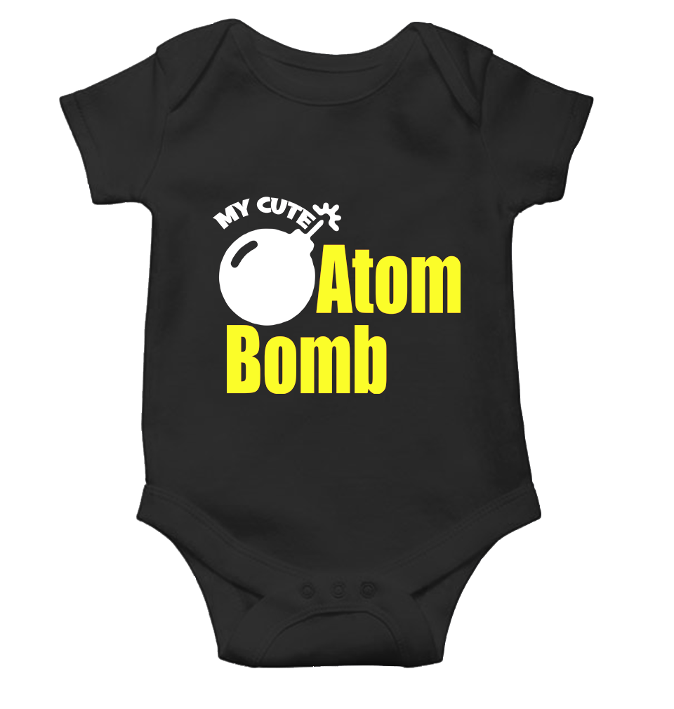 My Cute Atom Bomb Rompers for Baby Girl- KidsFashionVilla