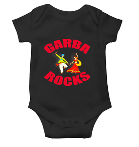 Garbha Rocks Rompers for Baby Girl- KidsFashionVilla