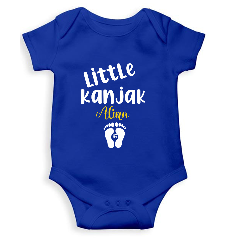 Customize Name Little Kanjak Rompers for Baby Girl- KidsFashionVilla