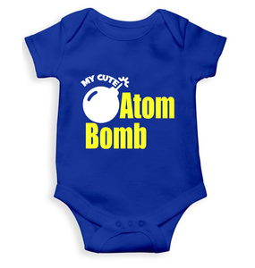My Cute Atom Bomb Rompers for Baby Girl- KidsFashionVilla