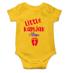 Customize Name Little Kanjak Rompers for Baby Girl- KidsFashionVilla