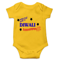 Load image into Gallery viewer, My First Diwali Boom Rompers for Baby Boy- KidsFashionVilla
