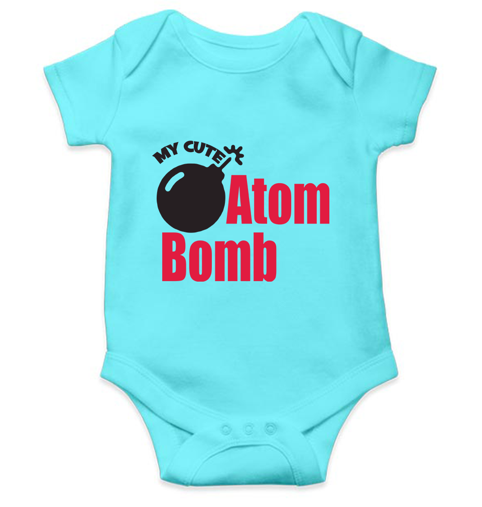 My Cute Atom Bomb Rompers for Baby Girl- KidsFashionVilla