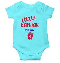 Load image into Gallery viewer, Customize Name Little Kanjak Rompers for Baby Girl- KidsFashionVilla
