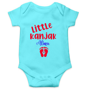 Customize Name Little Kanjak Rompers for Baby Girl- KidsFashionVilla