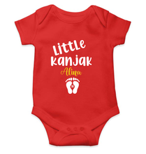 Load image into Gallery viewer, Customize Name Little Kanjak Rompers for Baby Girl- KidsFashionVilla
