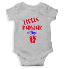 Load image into Gallery viewer, Customize Name Little Kanjak Rompers for Baby Girl- KidsFashionVilla
