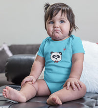 Load image into Gallery viewer, Panda Rompers for Baby Girl- FunkyTradition FunkyTradition
