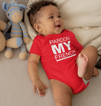 Load image into Gallery viewer, Pardon My French Rompers for Baby Boy- FunkyTradition FunkyTradition
