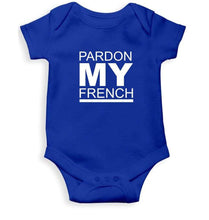 Load image into Gallery viewer, Pardon My French Rompers for Baby Boy- FunkyTradition FunkyTradition
