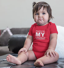 Load image into Gallery viewer, Pardon My French Rompers for Baby Girl- FunkyTradition FunkyTradition
