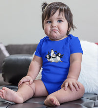Load image into Gallery viewer, Penguins Fun Mode Abstract Rompers for Baby Girl- FunkyTradition FunkyTradition
