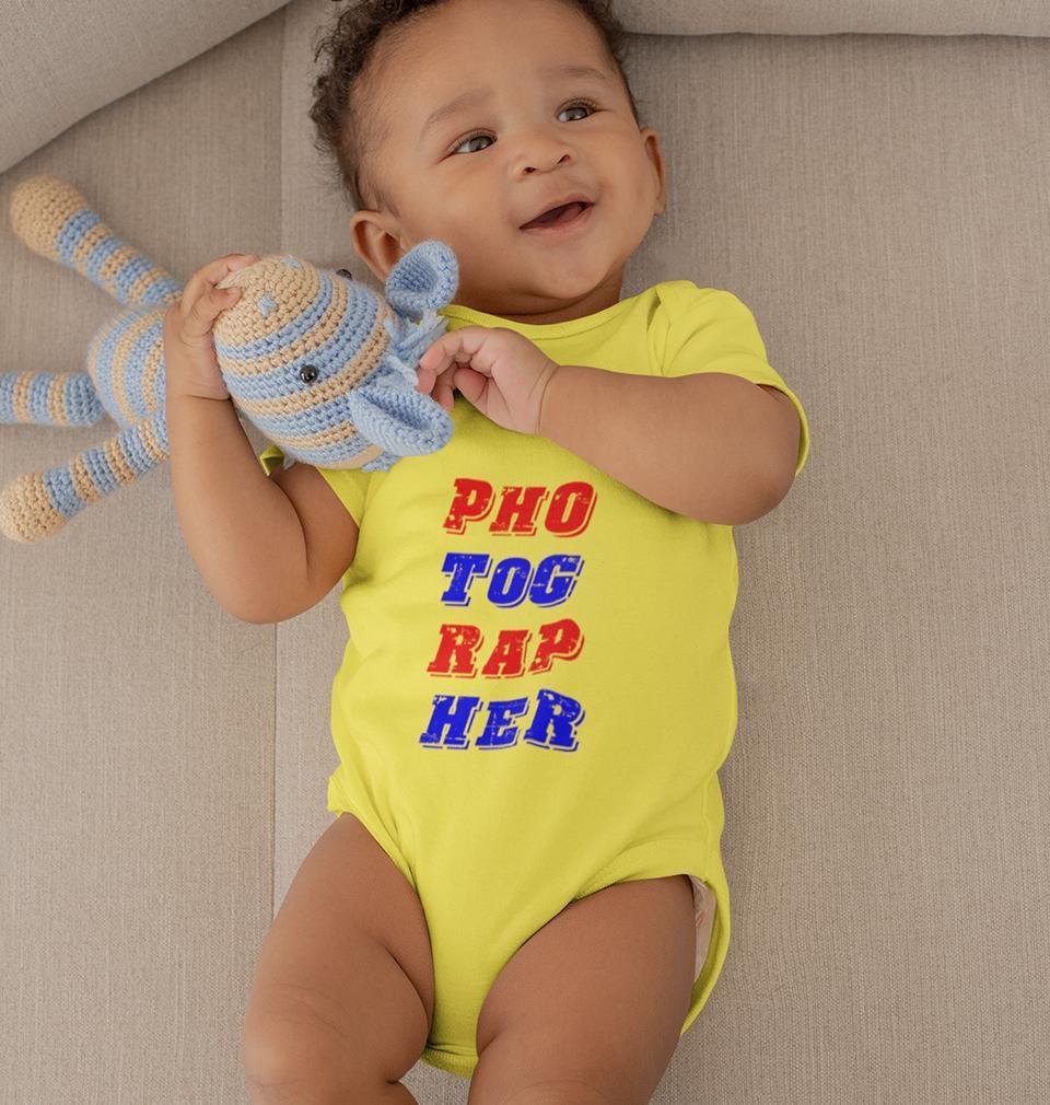 Photographer Rompers for Baby Boy- KidsFashionVilla