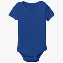 Load image into Gallery viewer, Plain Royal Blue Baby Romper- KidsFashionVilla
