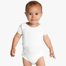 Load image into Gallery viewer, Plain White Baby Romper- KidsFashionVilla
