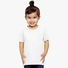 Load image into Gallery viewer, Girl Plain White T-shirt -KidsFashionVilla
