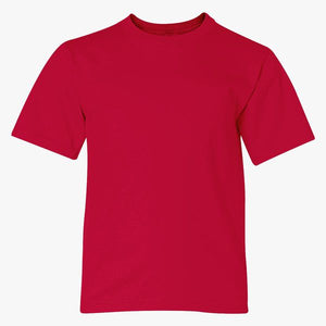Boy Plain Red T-shirt-KidsFashionVilla