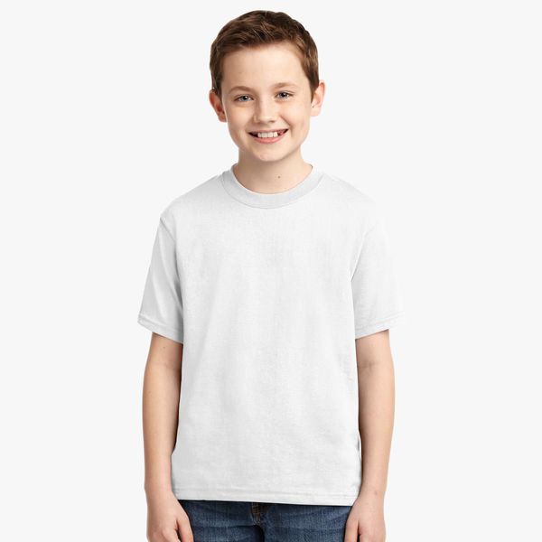 Boy Plain White T-shirt-KidsFashionVilla