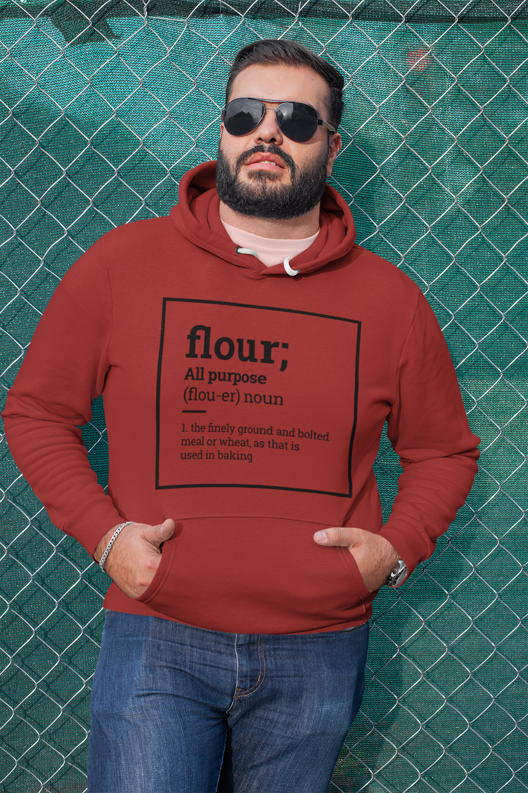 Label pantry flour definition Men Hoodies-KidsFashionVilla