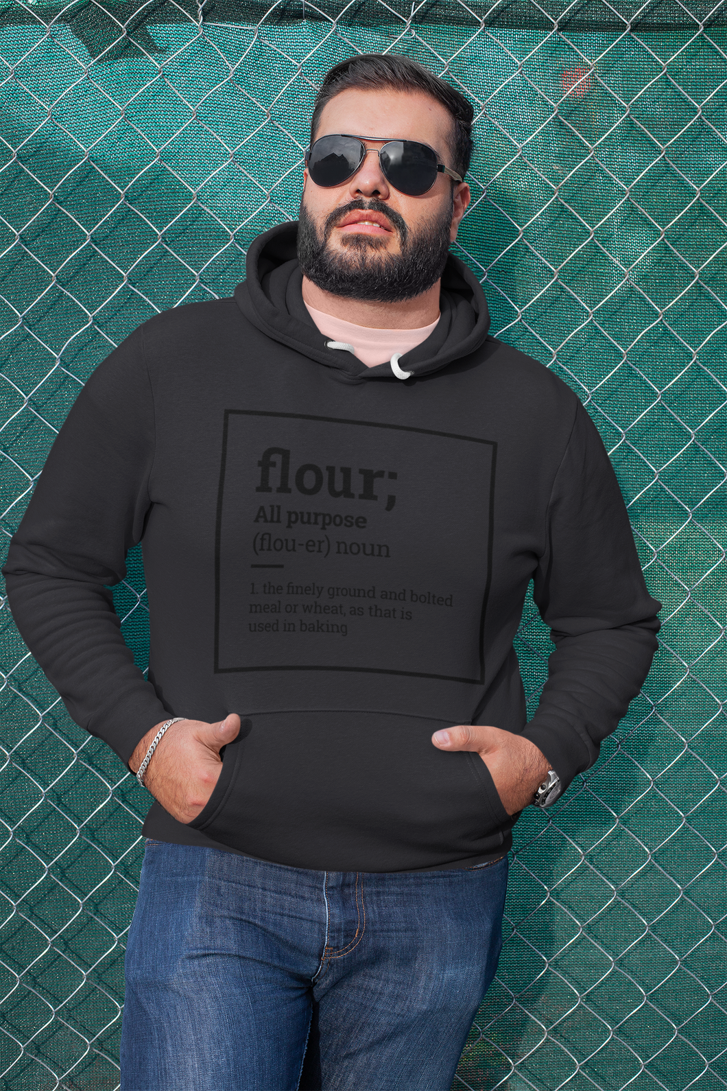 Label pantry flour definition Men Hoodies-KidsFashionVilla